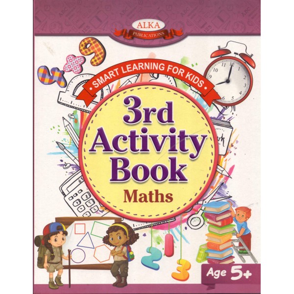3rd Activity Book - Maths - Age 5+ - Smart Learning For Kids